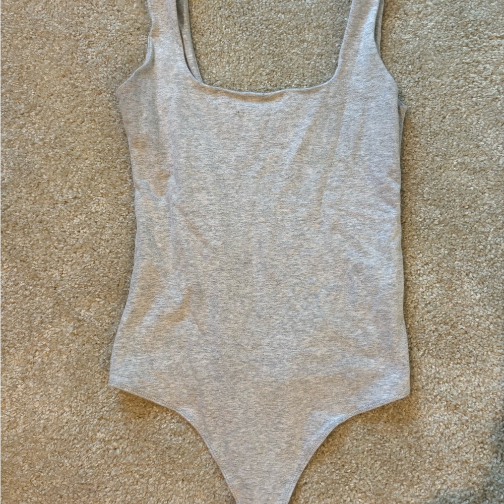 Abercrombie Gray Thong Bodysuit